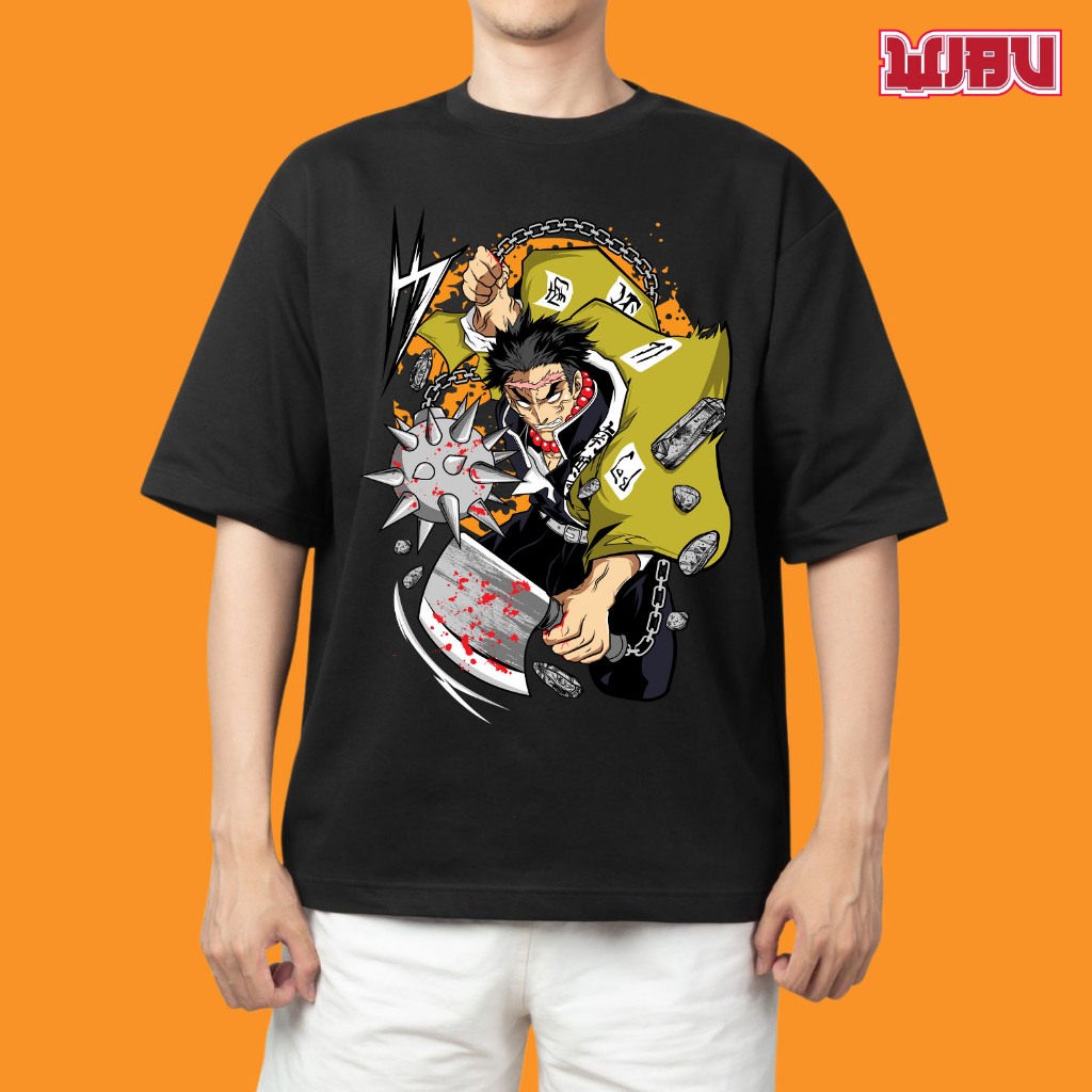 Áo thun Gyomei Himejima 2 - Demon Slayer (100% cotton, Hình in sắc nét, độc quyền)