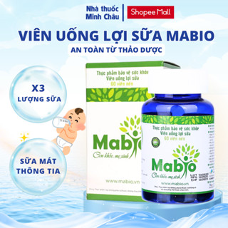 Viên uống lợi sữa Mabio Giúp Mẹ lấy lại sữa nhanh, sữa về nhiều và cải thiện chất lượng sữa cho Mẹ