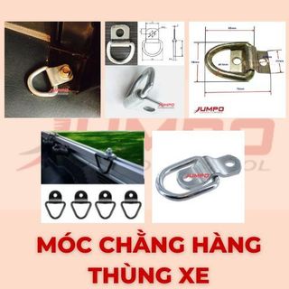 Móc lắp thùng xe chằng hàng (bộ 4 cái) 2 lỗ 9.5mm
