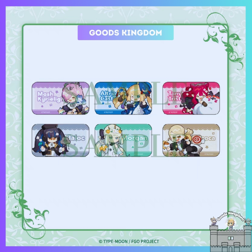 Huy hiệu/ Badges FGO Chinese Version 8th Anniversary - Fate Grand Order - chính hãng Aniplex