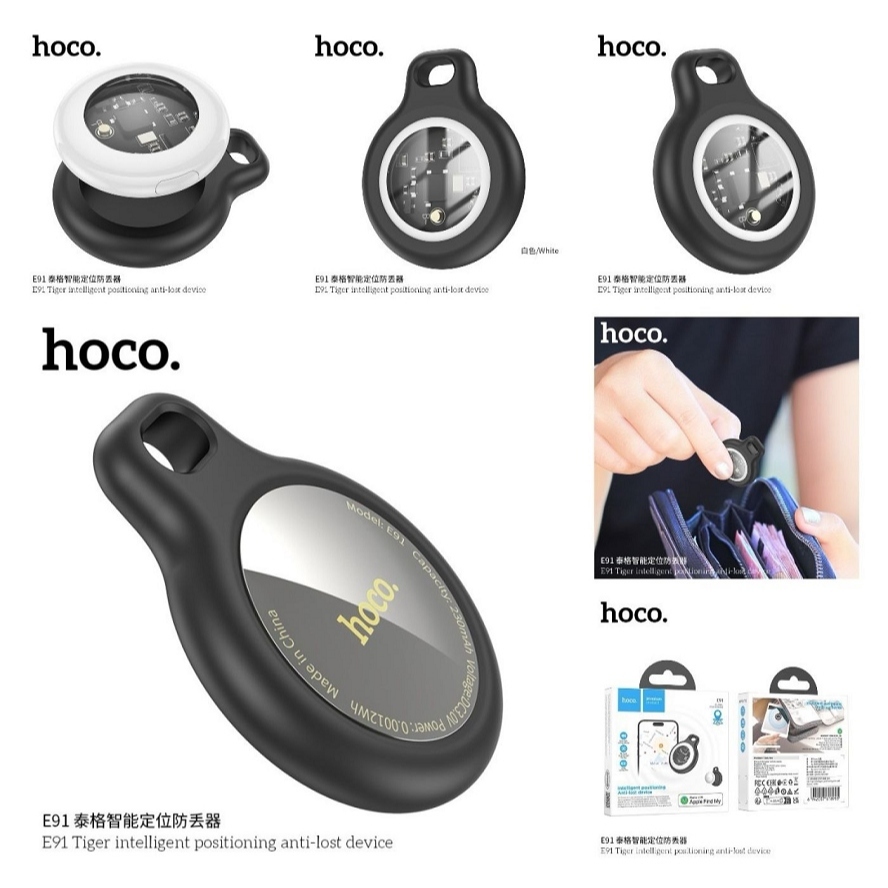 Thiết Bị Định vị GPS mini siêu nhỏ 210mAh Hoco E91/ Hoco E93A Smart NTag GPS G8/ Remax RT-G2302/ RT-