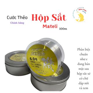 Cước câu cá Hộp Sắt Maiteli 100m (chính hãng), phù hợp làm thẻo ,link câu cá chất lượng tốt