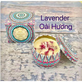 Nến thơm tinh dầu hoa khô