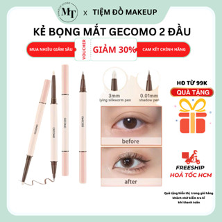  Bút kẻ bọng mắt và mi dưới GECOMO 2 đầu ánh nhủ lắm lánh | MT MAKEUP STORE 