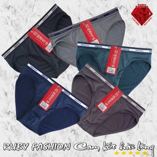 Có Bigsize đến 150kg: Set 5 Quần lót nam, Quần sịp nam thương hiệu Erivis, Thun lạnh 4 chiều, hàng công ty chuẩn đẹp