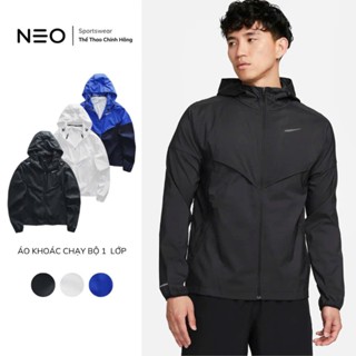 [CHÍNH HÃNG] Áo Khoác Nam Chạy Bộ Có Mũ Siêu Nhẹ Thoáng Khí NK Windrunner Running Neoshopvn JM030