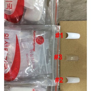 Móng Nối Hàn Quốc Cao Cấp Đủ Số - 1 Gói 500 móng