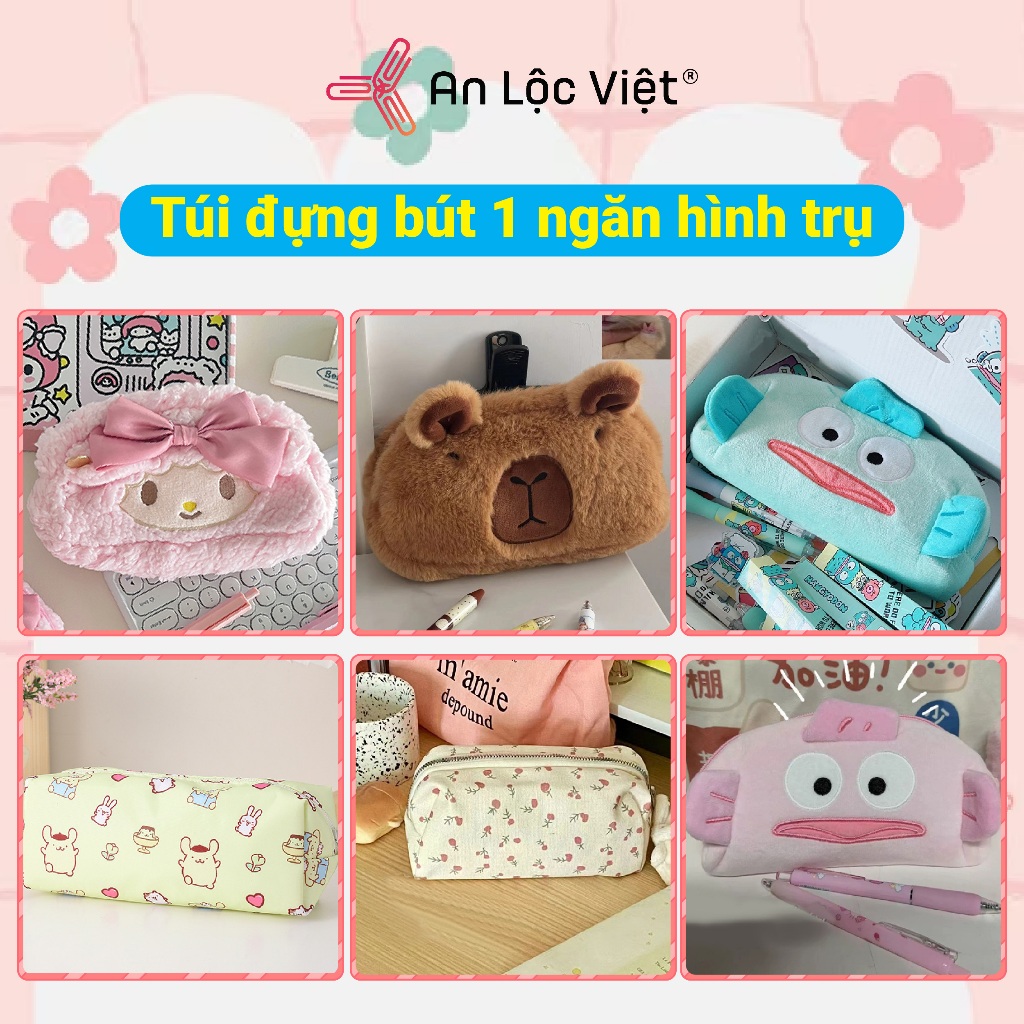 [HỘP BÚT CỰC HOT - GIÁ SIÊU SỐC] Túi đựng bút học sinh - Hộp bút cực hot với họa tiết dễ thương, xinh xắn, bền đẹp