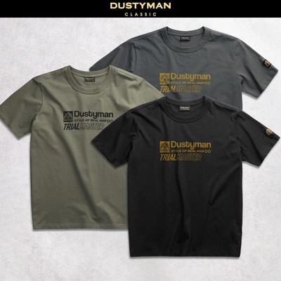 Áo Thun Nam Trialmaster Dustyman, Vải 100% Cotton Cao Cấp,Hình In Cổ Điển,Form Regular Fit