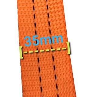 Dây đai polyester bản 35mm màu cam (GIÁ BÁN THEO MÉT)