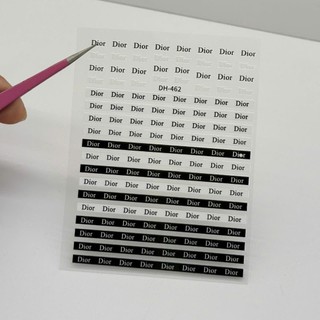 Sticker dán móng , miếng dán móng nail logo thương hiệu