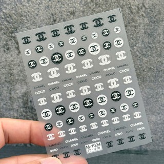 Sticker dán móng , miếng dán móng nail logo thương hiệu