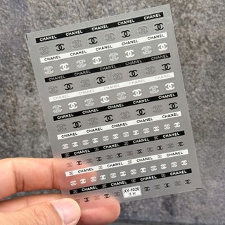 Sticker dán móng , miếng dán móng nail logo thương hiệu