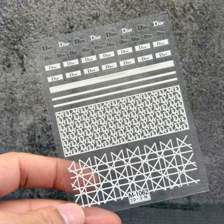 Sticker dán móng , miếng dán móng nail logo thương hiệu