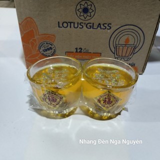 (Combo 2 Hộp 12 Cặp)Đèn Cầy Ly Múi Lớn Thờ Cúng Giá Sỉ