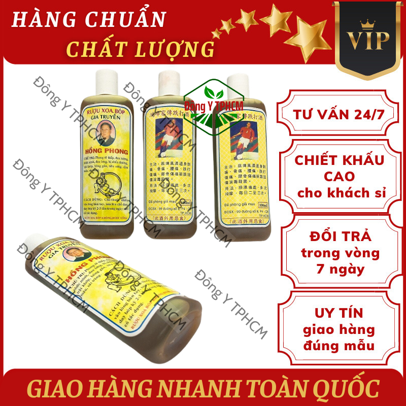 Dầu Xoa Bóp Hồng Phong 100ml