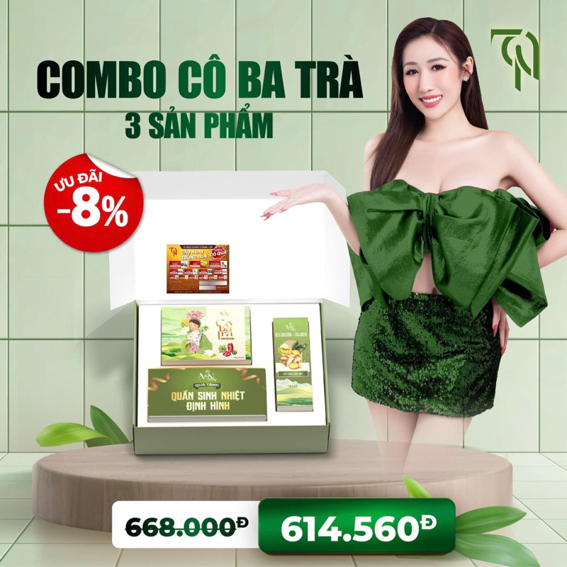 Trà sen giảm mỡ Cô Ba Trà