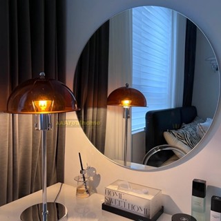 120x120cm Gương tròn không viền AAArealhome TKV Gương tròn trang điểm Gương soi nhà tắm