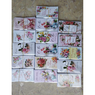 (GIAO MẪU NGẪU NHIÊN TRONG CÁC ẢNH ) SET 50 hoặc 100 chiếc THIỆP CHÚC MỪNG CÁC NGÀY LỄ
