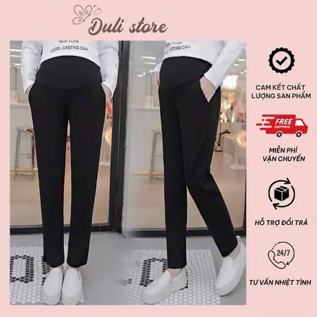 Quần Bầu Dài Công Sở Baggy Có Chun Chỉnh 40-75kg