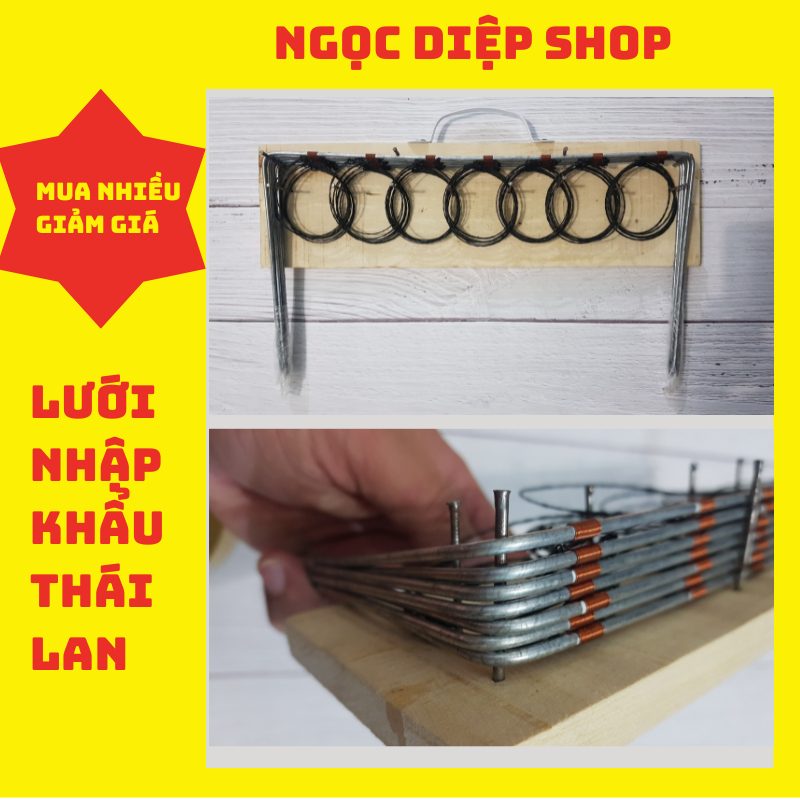 Thòng cút đa năng khung thép 7 khung 49 vòng