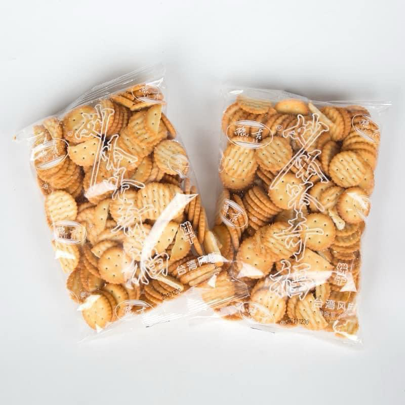 (Loại Ngon Nhất) 250g Bánh quy mặn ăn liền làm kẹo nougat, bánh quy kẹp kẹo nougat