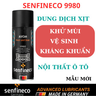 Xịt Khử Mùi Kháng Khuẩn Dàn Lạnh Điều Hòa Ô Tô Senfineco 9980 200ml nhập khẩu Đức