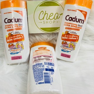 Dầu gội Cadum mơ 400ml hàng Pháp cho bé