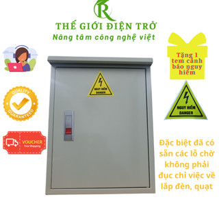 Tủ điên ngoài trời HSA kích thước 400x300x200 vỏ tủ điện công nghiệp sơn tĩnh điện chống dỉ. 