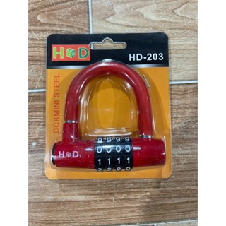  Ổ KHOÁ SỐ U 4 SỐ HIỆU HD MÀU ĐỎ 