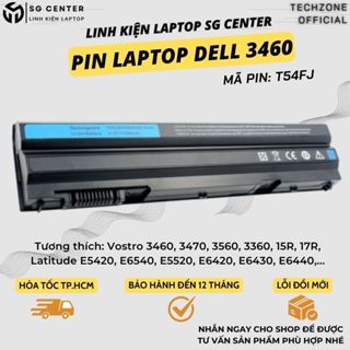 Pin Laptop Dell Vostro 3460 3470 3560 3360 15R 17R T54FJ Latitude E5420 E5520 E6420 E6430 BH 1 ĐỔI 1
