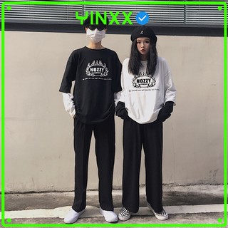 Áo thun cặp đôi nam nữ  không kèm tay dài  form rộng YINXX áo phông tay lỡ ATL194 
