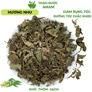 Cây Hương nhu khô Gội đầu 1kg sạch xanh thơm mùi tinh dầu không vụn làm lá tắm trị gàu giảm rụng tóc HN Thảo Dược Anam