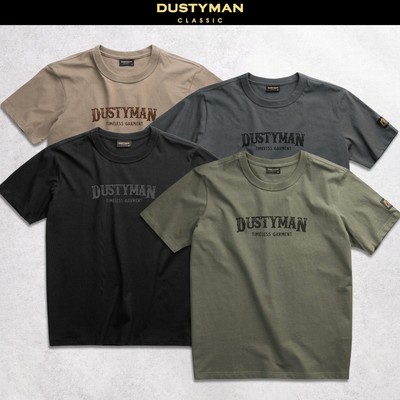 Áo Thun Nam Timeless Dustyman Cổ Điển, Vải Cotton Cao Cấp, Co Giãn, Thoáng Mát, Form Regular Fit