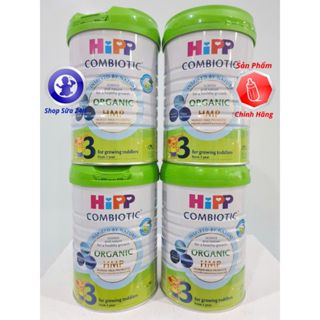 Combo 4 Hộp Sữa HiPP ORGANIC COMBIOTIC Mẫu Mới Số 1, 2, 3, 4 Lon 800g