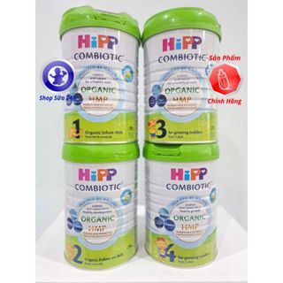 Sữa HiPP ORGANIC HMP Mẫu Mới Số 1, Số 2, Số 3, Số 4 Lon 800G