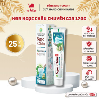 Kem đánh răng Ngọc Châu chuyên gia 170g - Giúp săn se, dưỡng lợi, làm dịu lợi