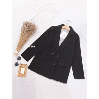 ÁO BLAZER ĐEN NÂU CARO