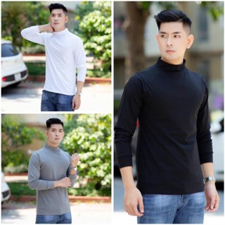 Áo Nhiệt Nam cổ lọ 3 phân, áo giữ nhiệt nam cao cấp , áo tập gym nam (áo nhiệt nam)
