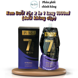 Kem Duỗi Tóc 2 in 1 Lusy 1000ml (duỗi không dập)