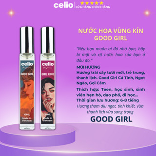 Nước Hoa Vùng Kín Mini Celio 10ml Tinh Dầu Nước Hoa Nữ Thơm Mát Gợi Cảm Thơm Lâu Dạng Xịt