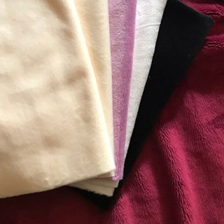 Combo vải lông nhung đủ màu và chỉ may
