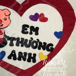 Combo vải lông nhung đủ màu và chỉ may