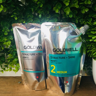 Cặp duỗi cao cấp Goldwell Structure Shine 400mlx2 T