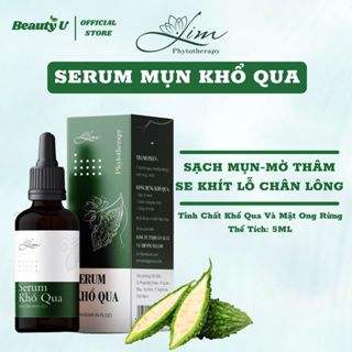 Serum Khổ Qua Lim Dưỡng Da Giảm Mụn - Handmade - Sạch Mụn Mờ Thâm Se Khít Lỗ Chân Lông Mụn Đầu Đen