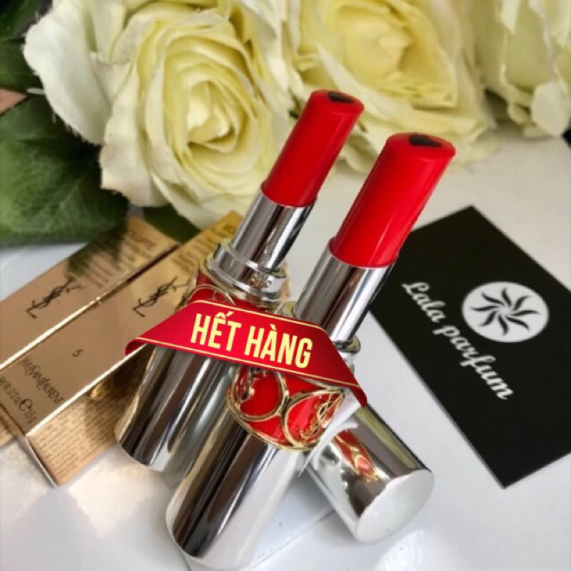 Dòng son mới 2019 - YSL Plump in Colour - 05 Delirious Orange ( đỏ cam). Hàng chính hãng của Pháp 💯💯
