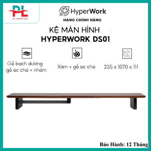 Kệ màn hình HyperWork DS01 - Hàng chính hãng