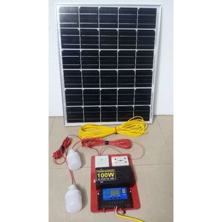 Máy Phát Điện Mặt Trời 200w/ngày Điện 220v ráp sẵn, dễ sử dụng.