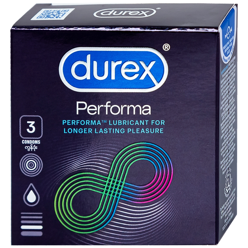 Bao Cao Su Durex Performa Hộp 3 Cái