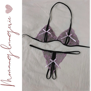  DL017 Set nội y ren xuyên thấu nhiều màu phối họa tiết set nội y ren phong cách gợi cảm quyến rũ 